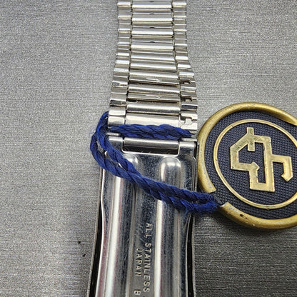 Seiko SQ Watch Case and Bracelet 38mm Steel CM009M Vintage