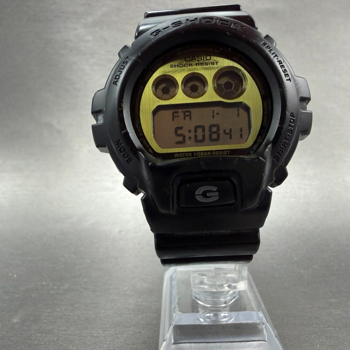 Casio G-Shock DW-6900PL Watch Men 51mm Gold Black Alarm Chronograph New Battery5