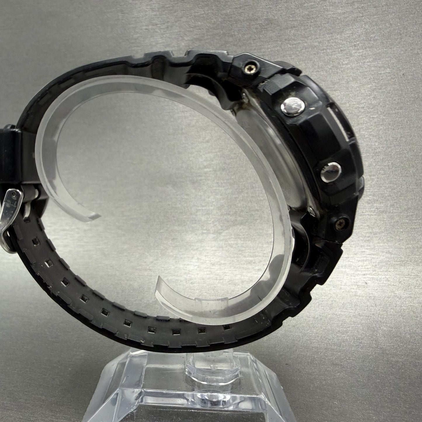 Casio GShock AWG101 Watch Men 48mm Gray Dial Black Alarm Chrono Solar Works7