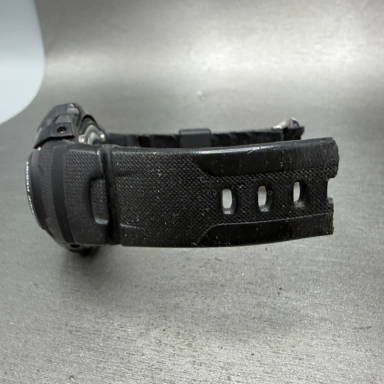 Casio G-Shock GW-1500A Watch Men 48mm Analog Digital Black BROKEN BAND Runs7