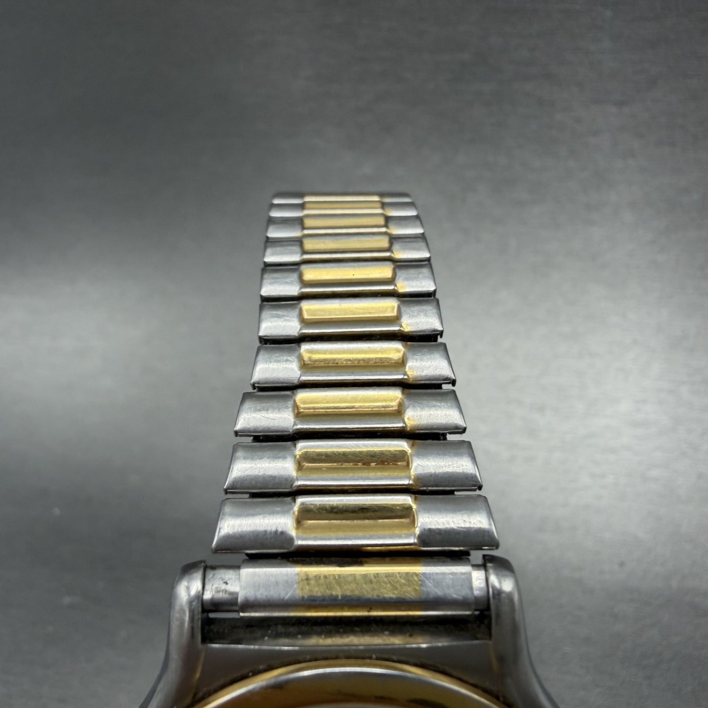 Seiko Watch Men 36mm White Dial Two Tone Daydate Round 7n43-7b19 New Battery4