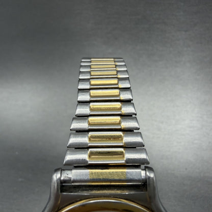Seiko Watch Men 36mm White Dial Two Tone Daydate Round 7n43-7b19 New Battery4
