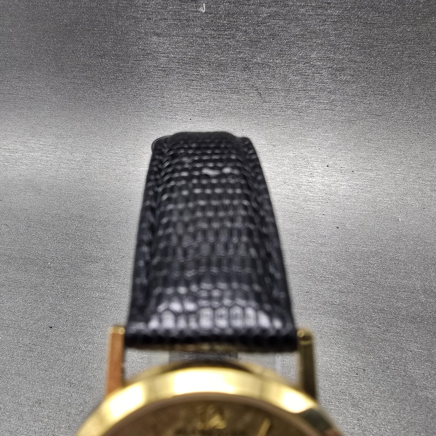 Wittnauer Pegasus Watch Men 34mm Gold Dial Gold Tone Round New Battery VTG4