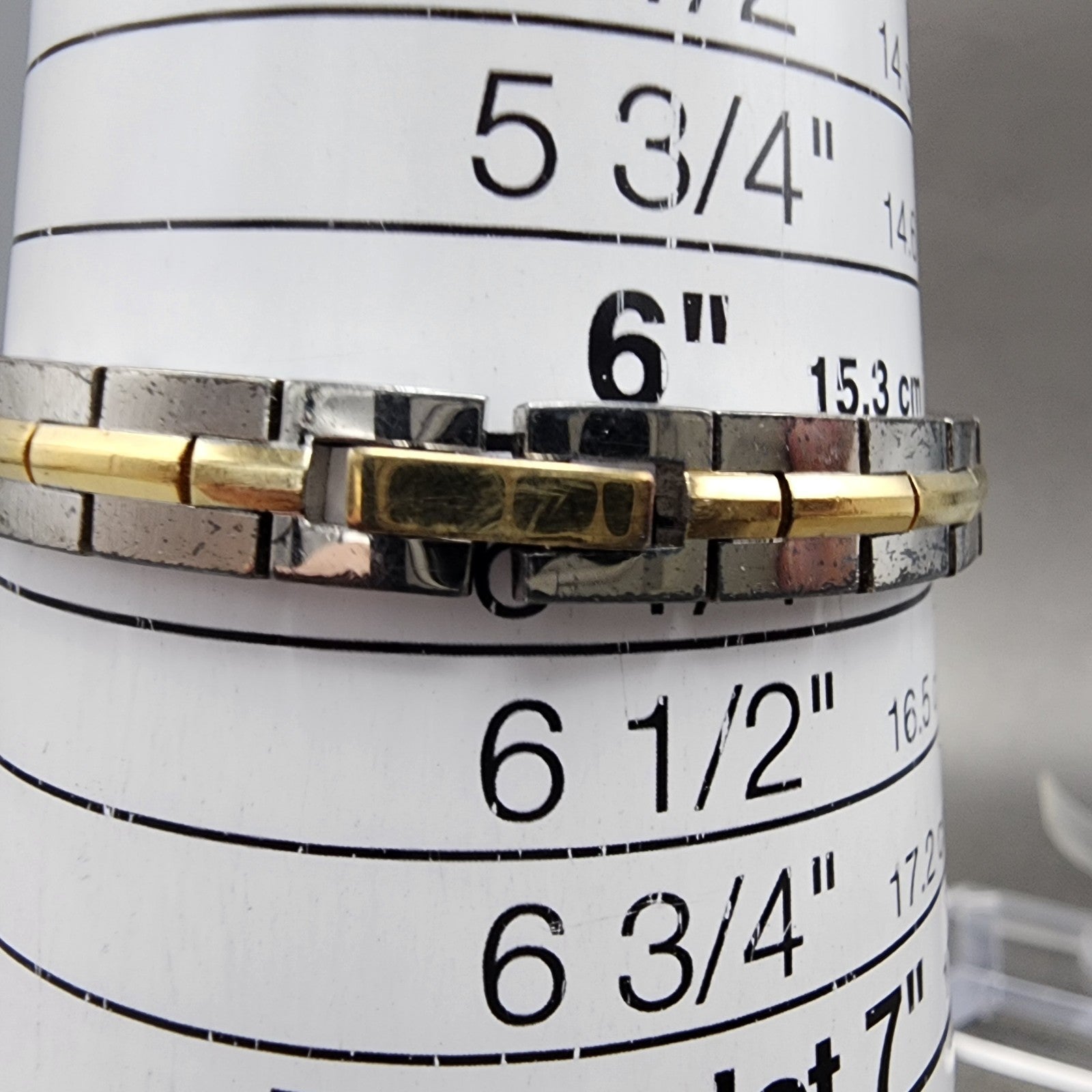 Seiko Tank Watch Women 13mm White Dial two Tone Rectangle 2E200AY0 New Battery10