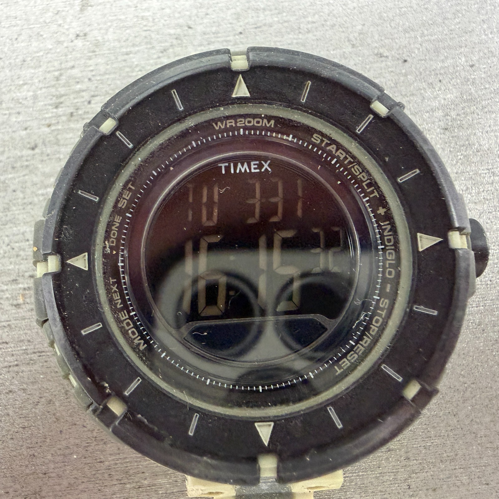Timex Expedition Trail Watch Men 49mm Black Gray Digital Compass Alarm New Batt1