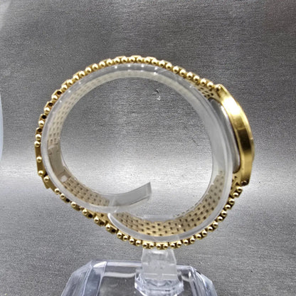 Longines QWR Watch Women 25mm White Dial Gold Tone Date Round New Battery8