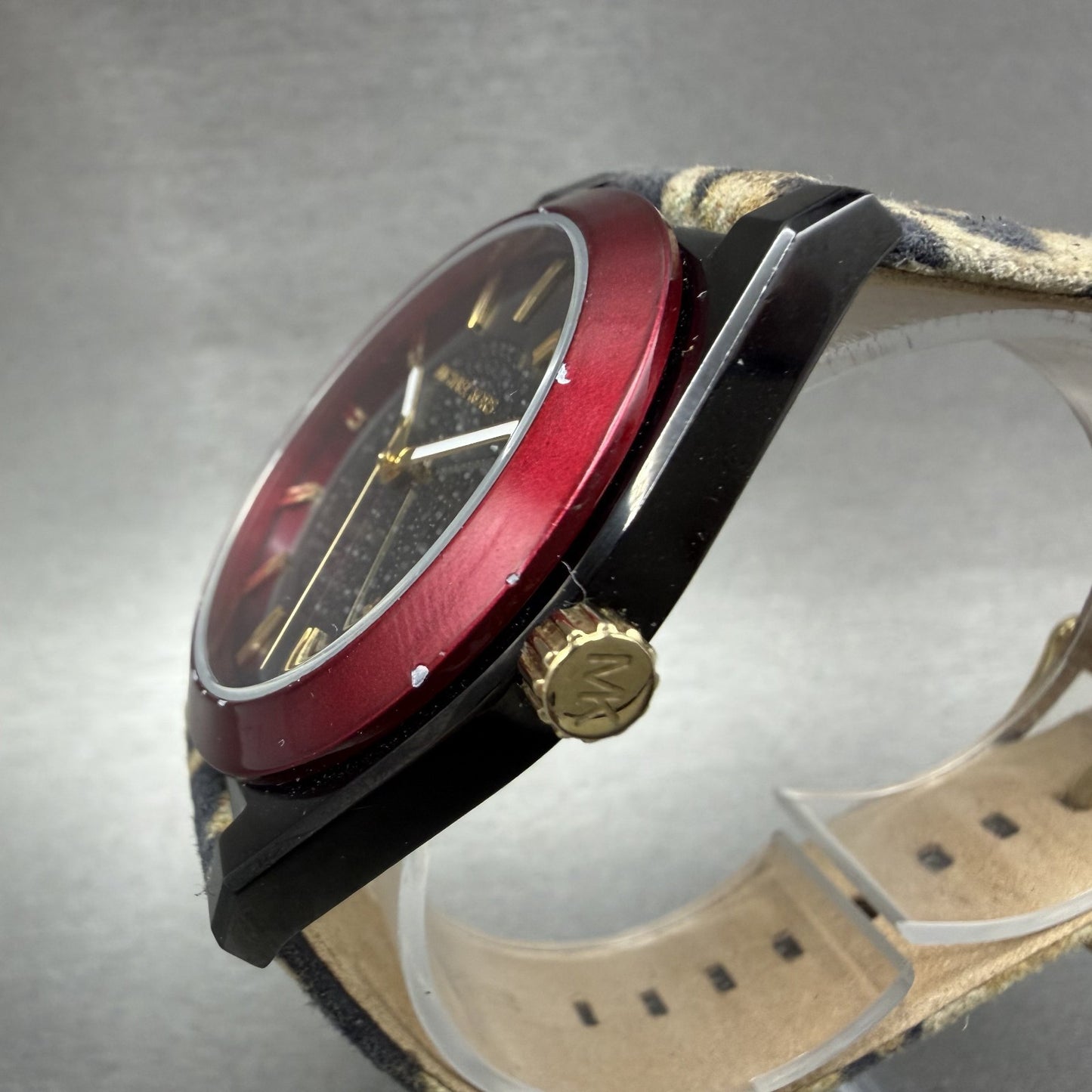 Michael Kors Channing Watch Women 40mm Black Dial Black Tone Round MK2855 Newbat2
