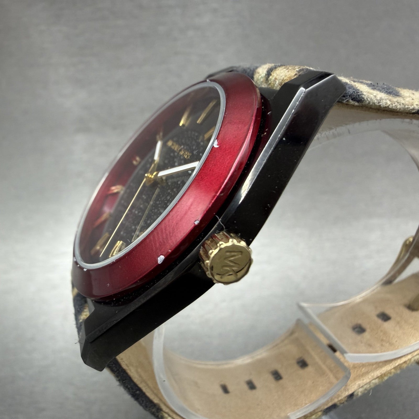 Michael Kors Channing Watch Women 40mm Black Dial Black Tone Round MK2855 Newbat2