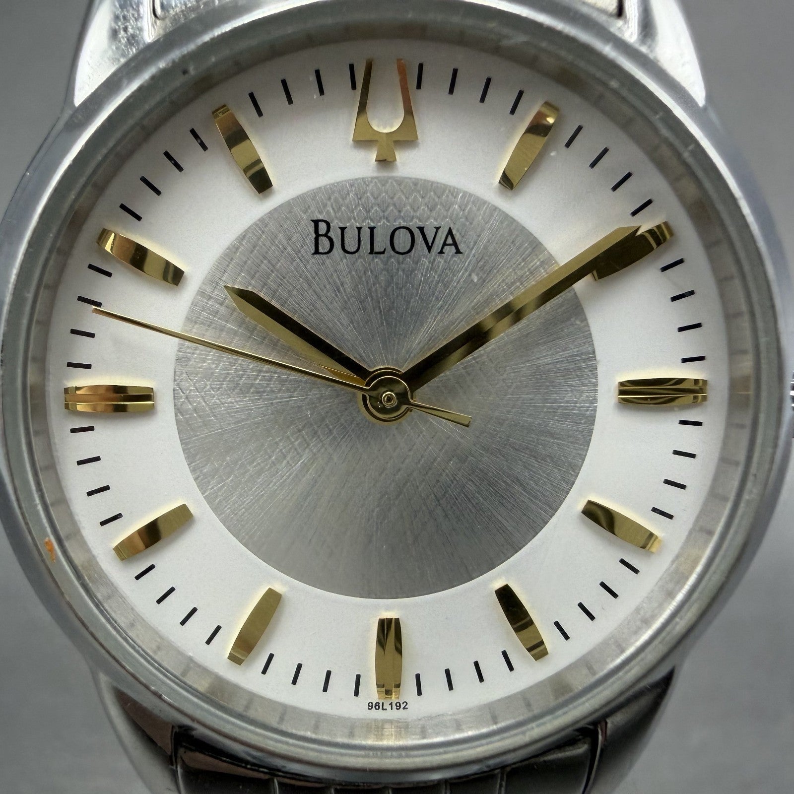 Bulova Watch Women 30mm Silver Dial Silver Tone Round 96L192 New Battery1