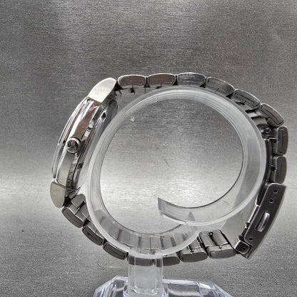 Citizen Eco-Drive Watch Men 36mm White Dial Silver Tone Date E111-S027161 Runs A6