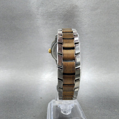 Bulova Accutron Watch Women 31mm White Dial Two Tone Small Seconds Round New Bat8