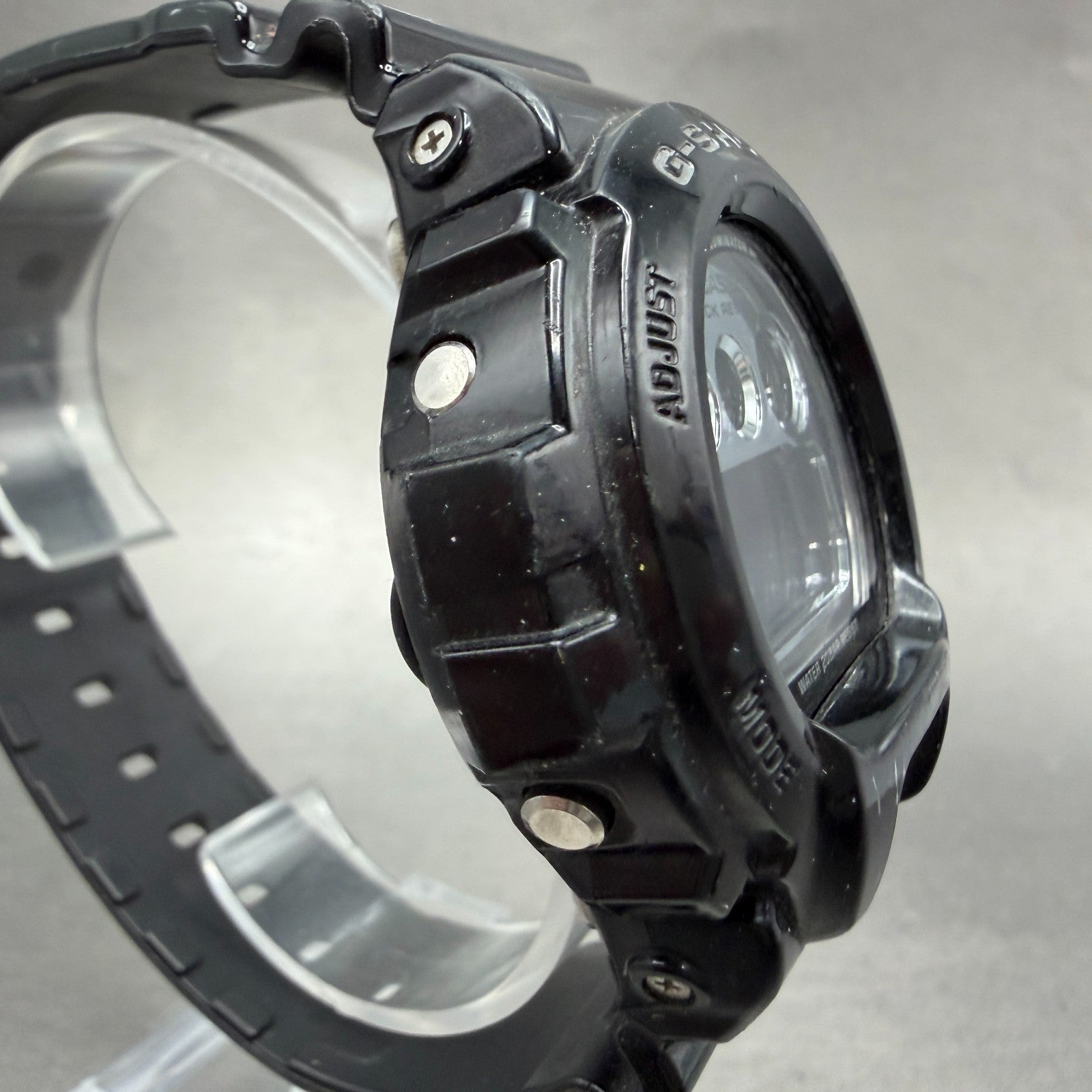 Casio G-Shock DW-6900NB Watch Men 50mm Digital LCD Black Tone Alarm Chrono Works3