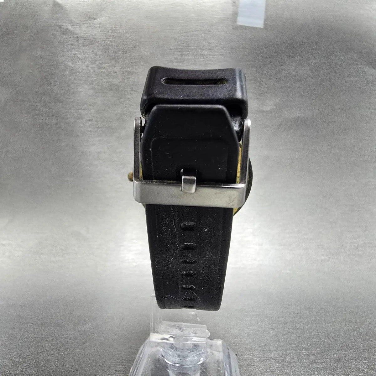 Timex Watch Men 45mm White Dial Gold Tone Round Vintage New Battery7