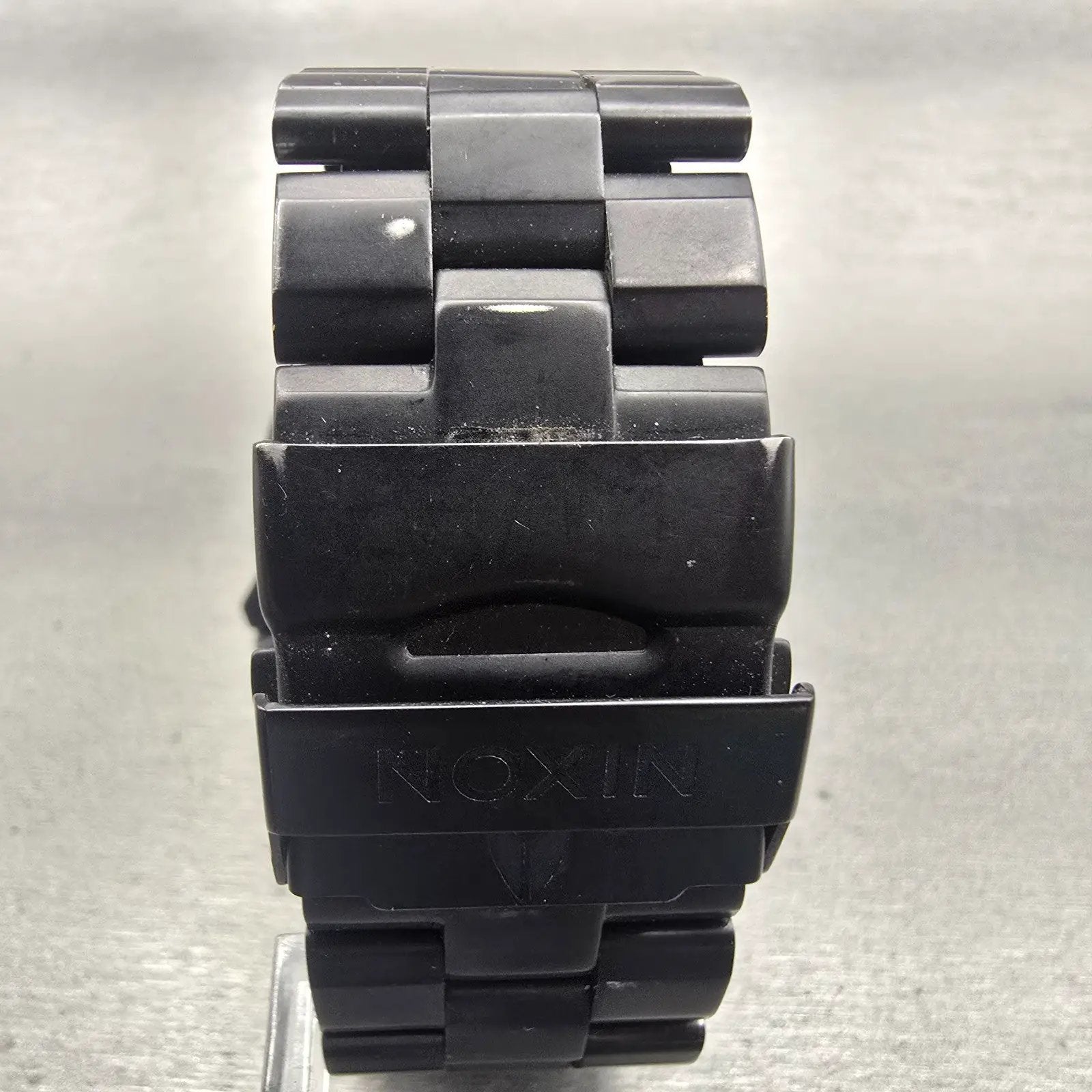 Nixon The Ranger Watch Men 45mm Black Dial Black Tone Round New Battery7