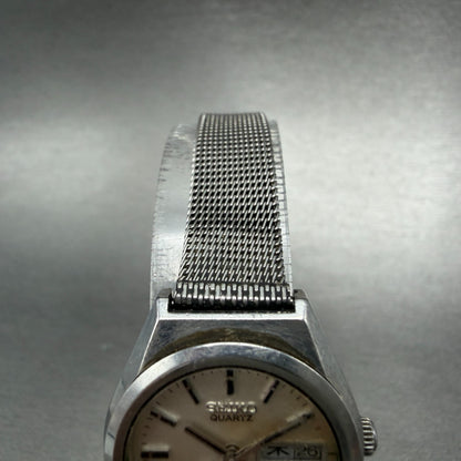 Seiko Watch Women 24mm Silver Dial Silver tone Daydate 7903-0010 New Battery4