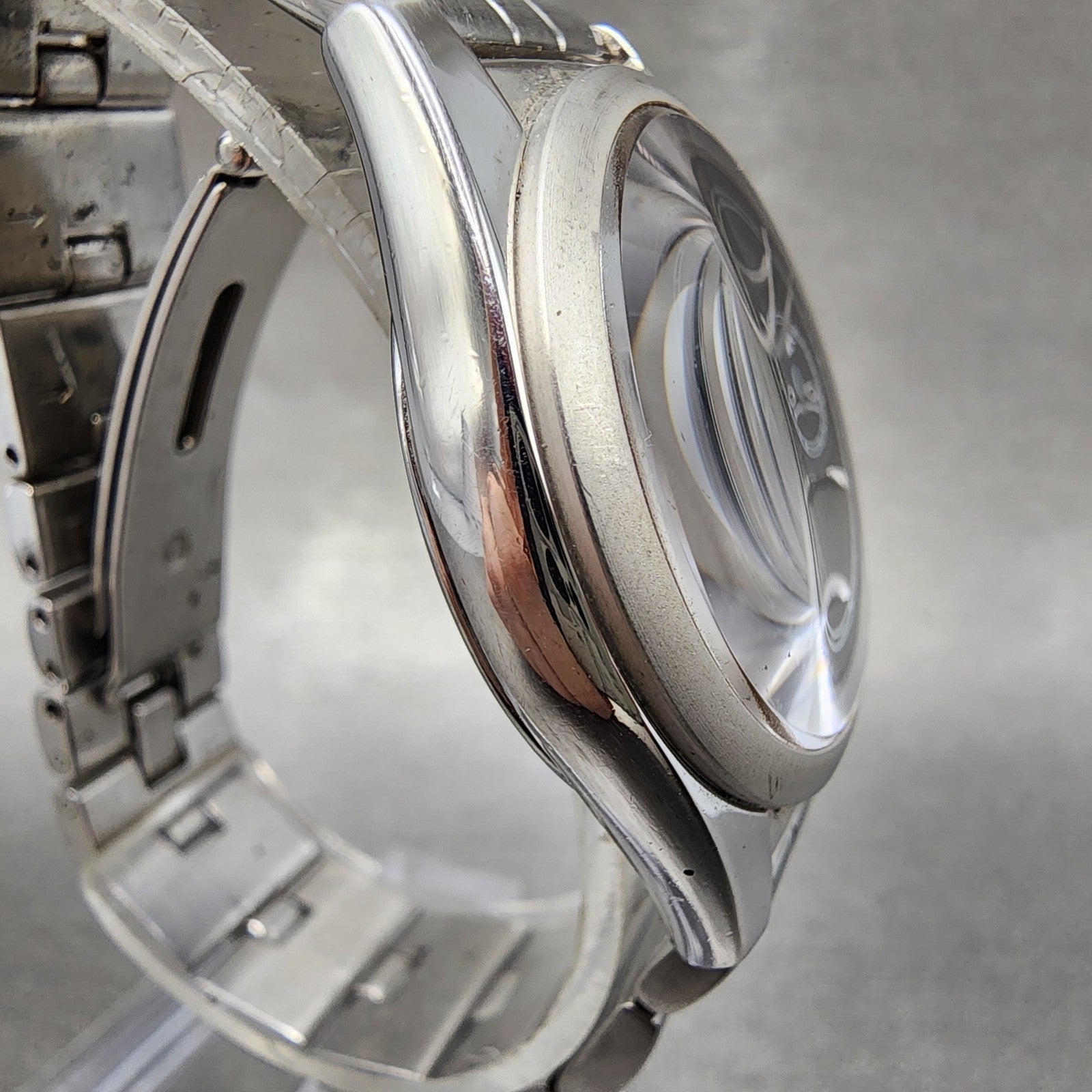 Seiko Lukia Watch Women 31mm Black Dial Silver Tone Daydate 5y890a10 NewBattery3