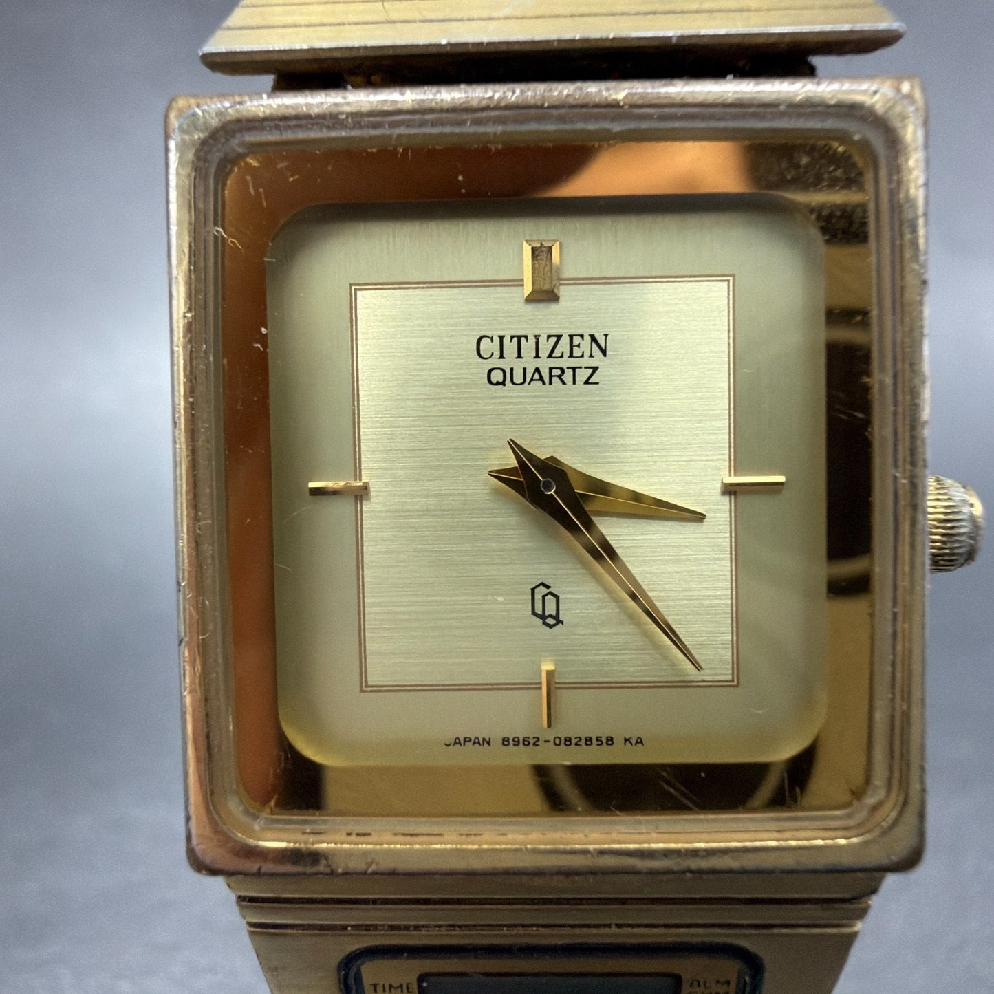 Citizen CQ Watch Men 25mm Champagne Dial Gold Tone 8962-084942 PARTS2