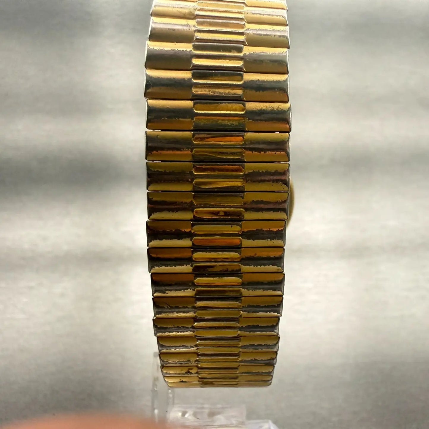 Seiko Watch Men 34mm Champagne Dial Gold Tone Daydate Round 5Y23-8039 New Batt7