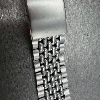 Seiko Beads Of Rice Bracelet 18mm Stainless Steel Japan Vintage NO ENDLINKS5