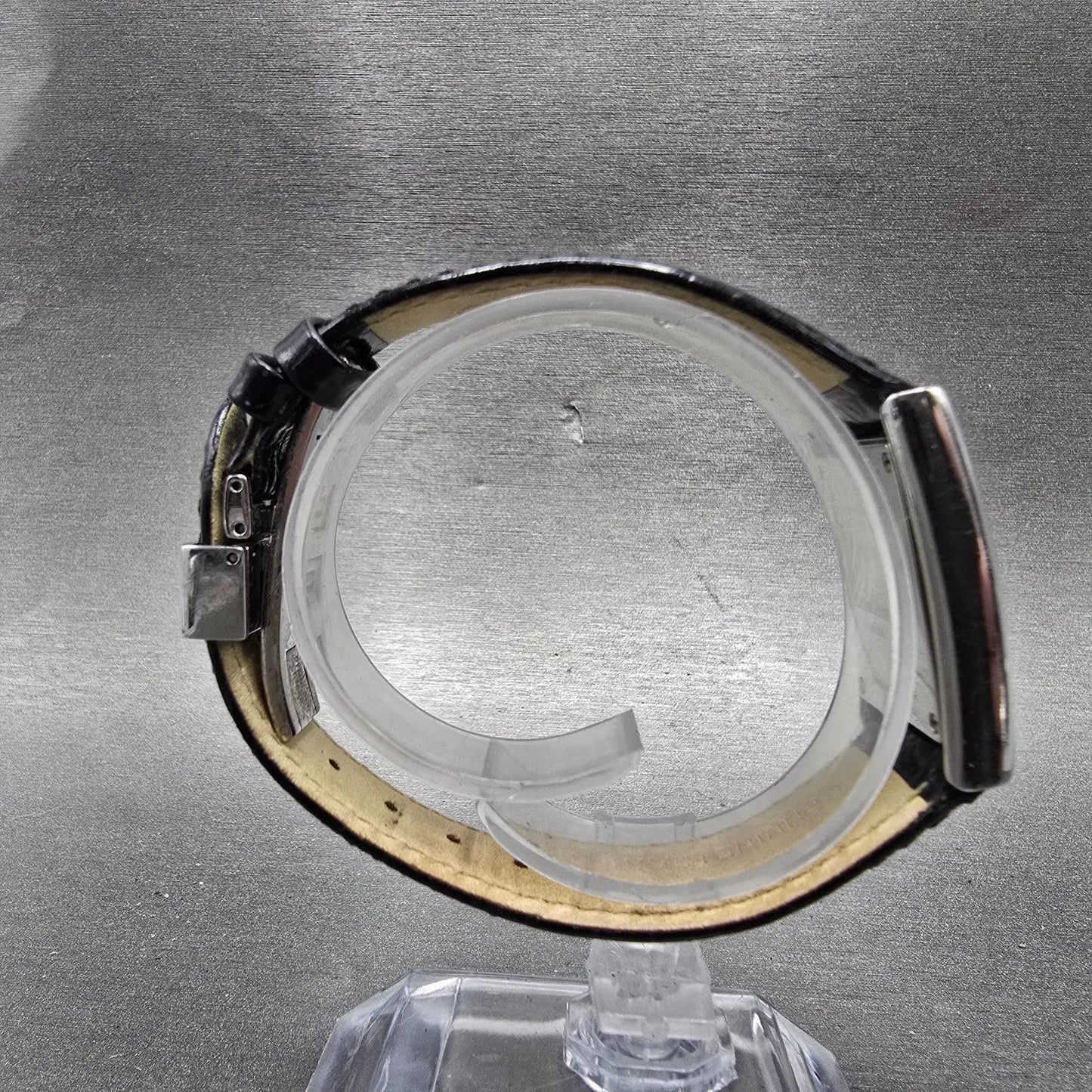 Guess Tank Watch Women 19mm White Dial Silver Tone Rectangle GC13000 New Battery8