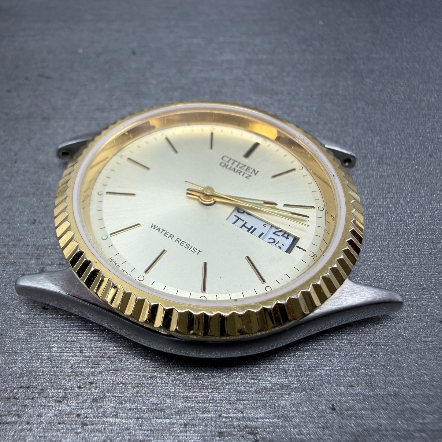 Citizen President Watch Men 35mm Champagne Dial Gold Daydate 6100-R00405 PARTS4