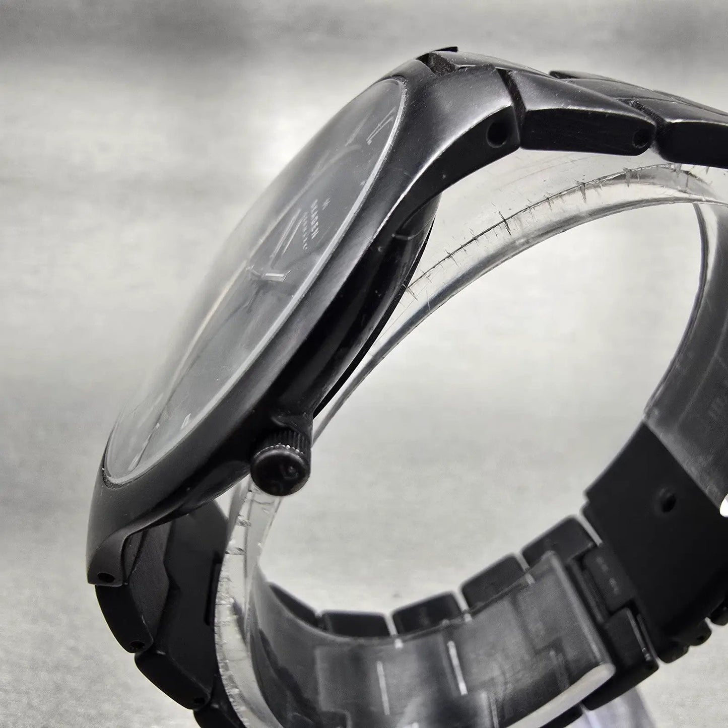 Skagen Watch Men 40mm Black Dial Black Tone Date Titanium Round 801XLTBXB NewBat2