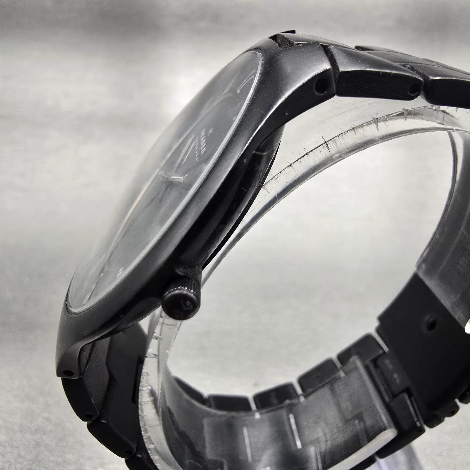 Skagen Watch Men 40mm Black Dial Black Tone Date Titanium Round 801XLTBXB NewBat2