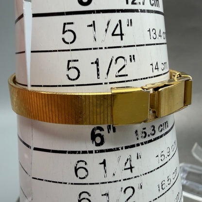 Seiko Watch Women 18mm Champagne Dial Gold Tone 1400-8019 New Battery Vintage10