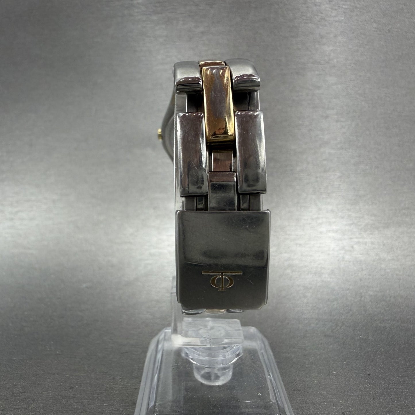 Baume & Mercier Linea Watch Women 24mm Gray Dial Two Tone Round 5261 PARTS8