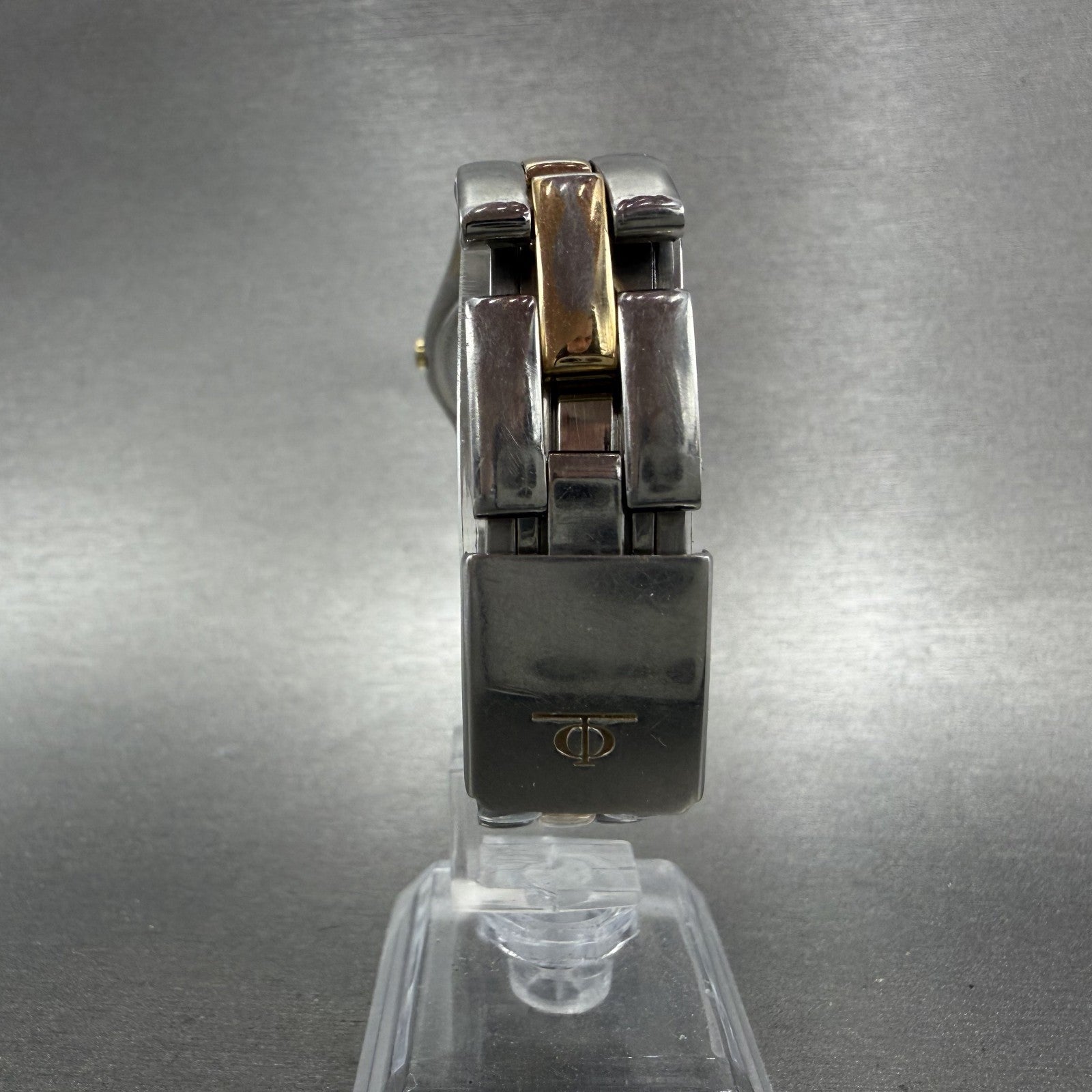 Baume & Mercier Linea Watch Women 24mm Gray Dial Two Tone Round 5261 PARTS8