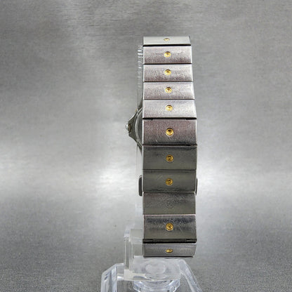 Movado Museum Watch Women 25mm Black Dial Two Tone Round 81.36.816.02 New Batt7