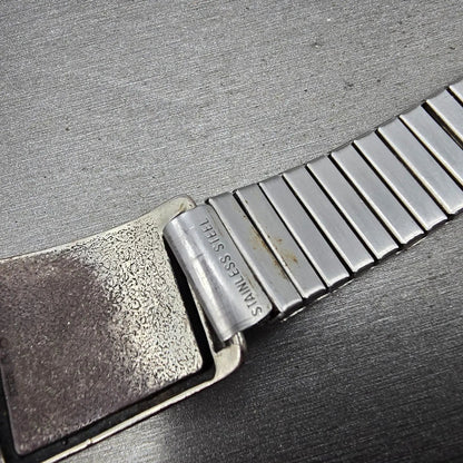Navajo Sterling Silver Watch Band Tips 17mm Eagle Feather Design Vintage14