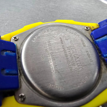 Freestyle Shark Classic Watch Men 38mm Yellow Blue Alarm Chronograph New Battery11