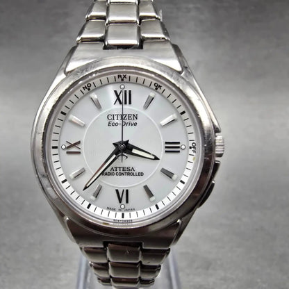 Citizen Eco-Drive Attesa Watch Women 29mm Silver Dial Steel H330-T011349 PARTS0