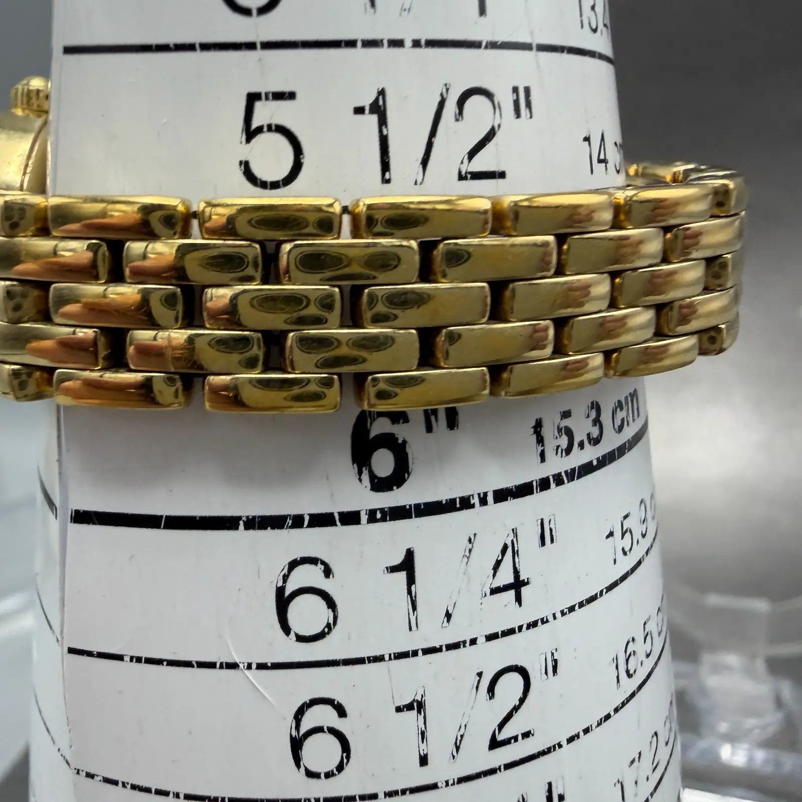 Raymond Weil Watch Women 20mm Gold Dial Gold Plated Round 5806-2 New Battery10