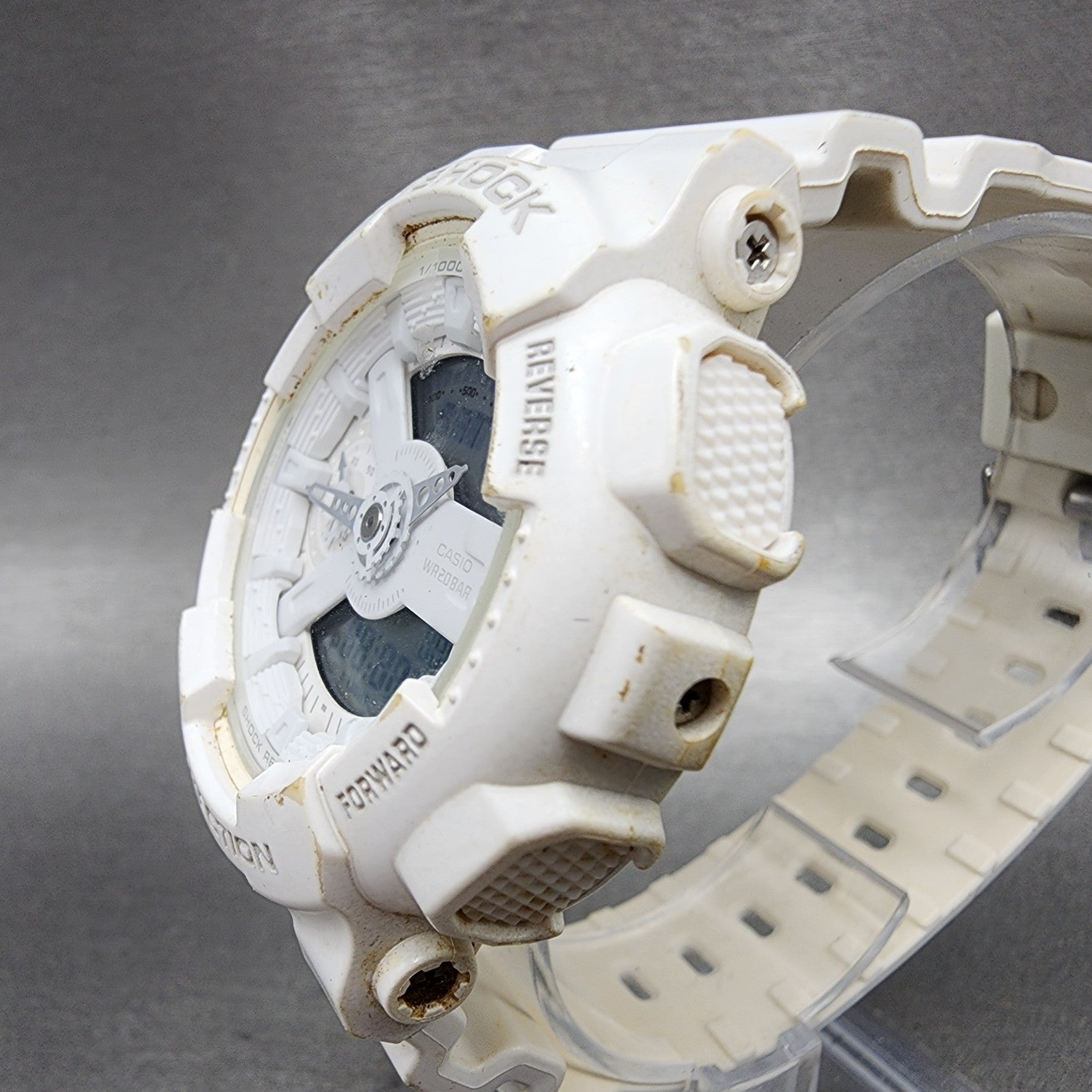 Casio GShock Watch Women 46mm Digital White Tone GMAS110CM New Battery2