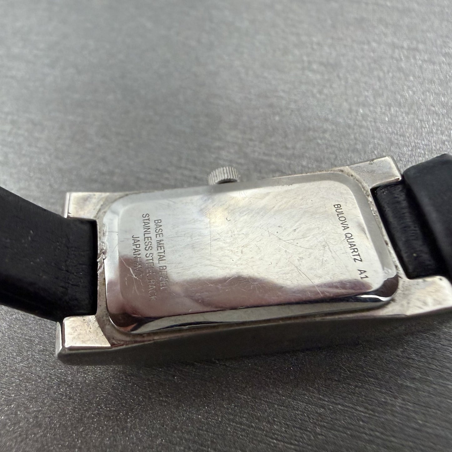 Bulova Tank Watch Women 14mm White Dial Silver Tone Rectangle 96L48 New Battery9