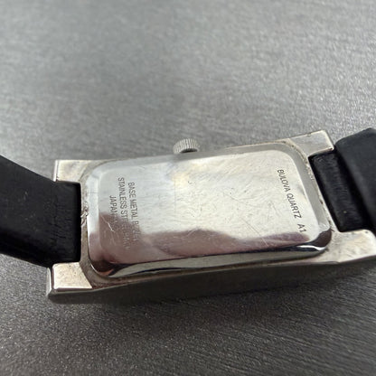 Bulova Tank Watch Women 14mm White Dial Silver Tone Rectangle 96L48 New Battery9