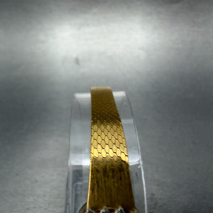 Sutton Watch Women 14mm Champagne Dial Gold Tone Diamond Bezel New Battery VTG4