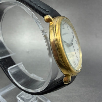 Citizen Lighthouse Watch Unisex 32mm White Dial Gold Round 3630-363086 New Bat3