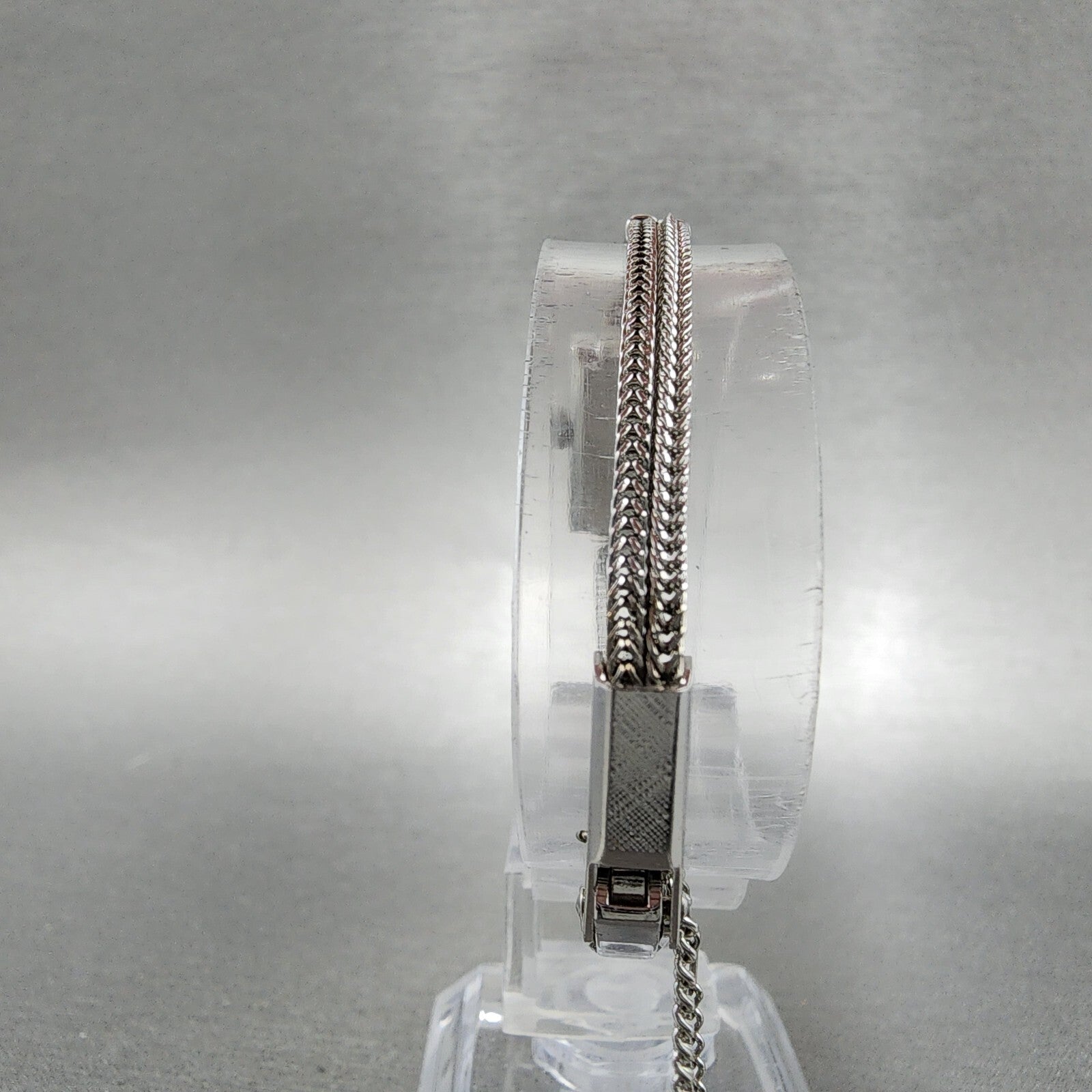 Citizen Noble Tank Watch Women 11mm White Dial White Gold plated Manual Wind Run7