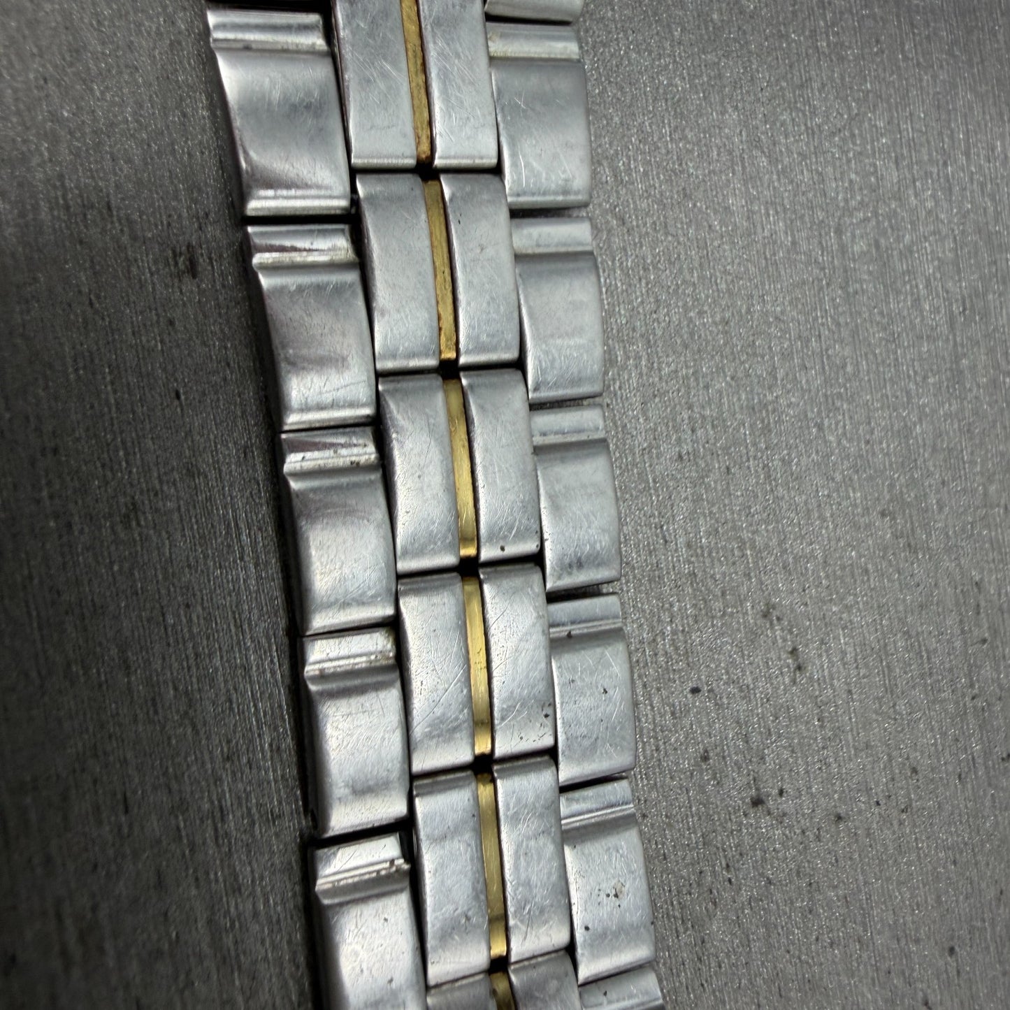 Seiko Bracelet 20mm Stainless Steel Two Tone 4859-G Vintage READ!!! Japan5