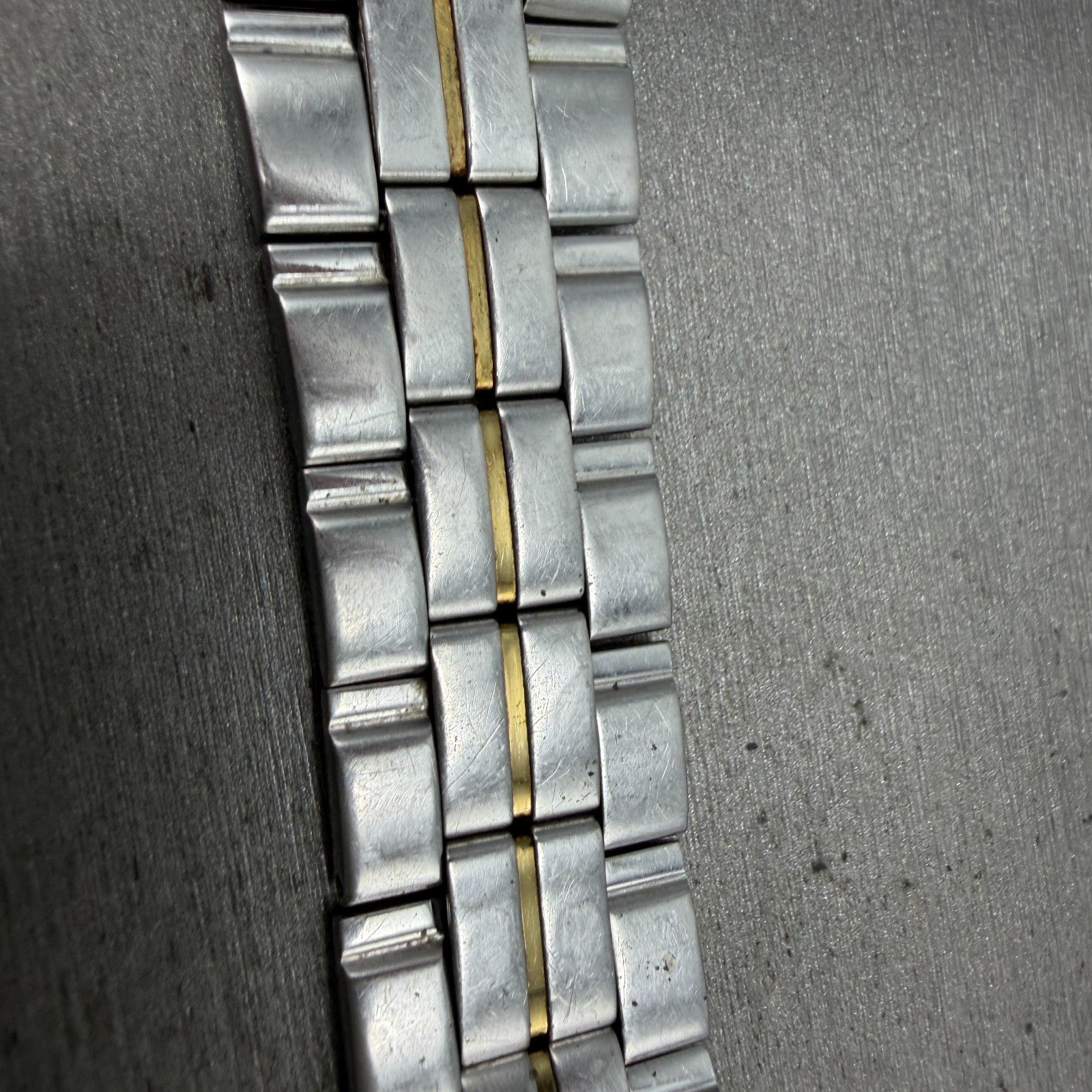 Seiko Bracelet 20mm Stainless Steel Two Tone 4859-G Vintage READ!!! Japan5