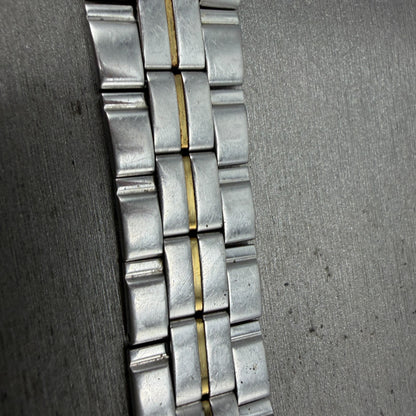 Seiko Bracelet 20mm Stainless Steel Two Tone 4859-G Vintage READ!!! Japan5