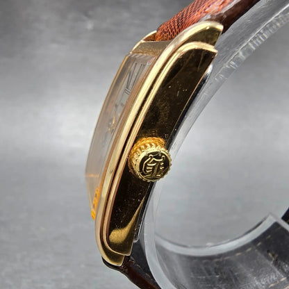 Hamilton Tank Watch Women 18mm Silver Dial Gold Tone Rectangle 6266 New Battery3