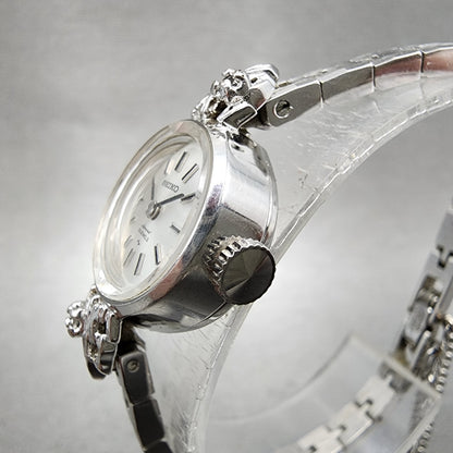 Seiko Special Watch Women 17mm Silver Dial Silver Round 11400050 Manual Runs2