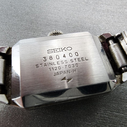 Seiko Special Watch Women 18mm Blue Dial Silver Tone Manual 11207030 Runs10