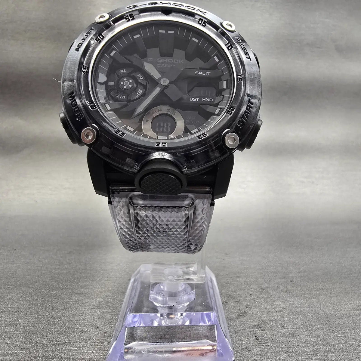 Casio G-Shock GA-2000 Watch Men 48mm Black Dial Black Chrono Alarm New Battery5