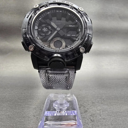 Casio G-Shock GA-2000 Watch Men 48mm Black Dial Black Chrono Alarm New Battery5
