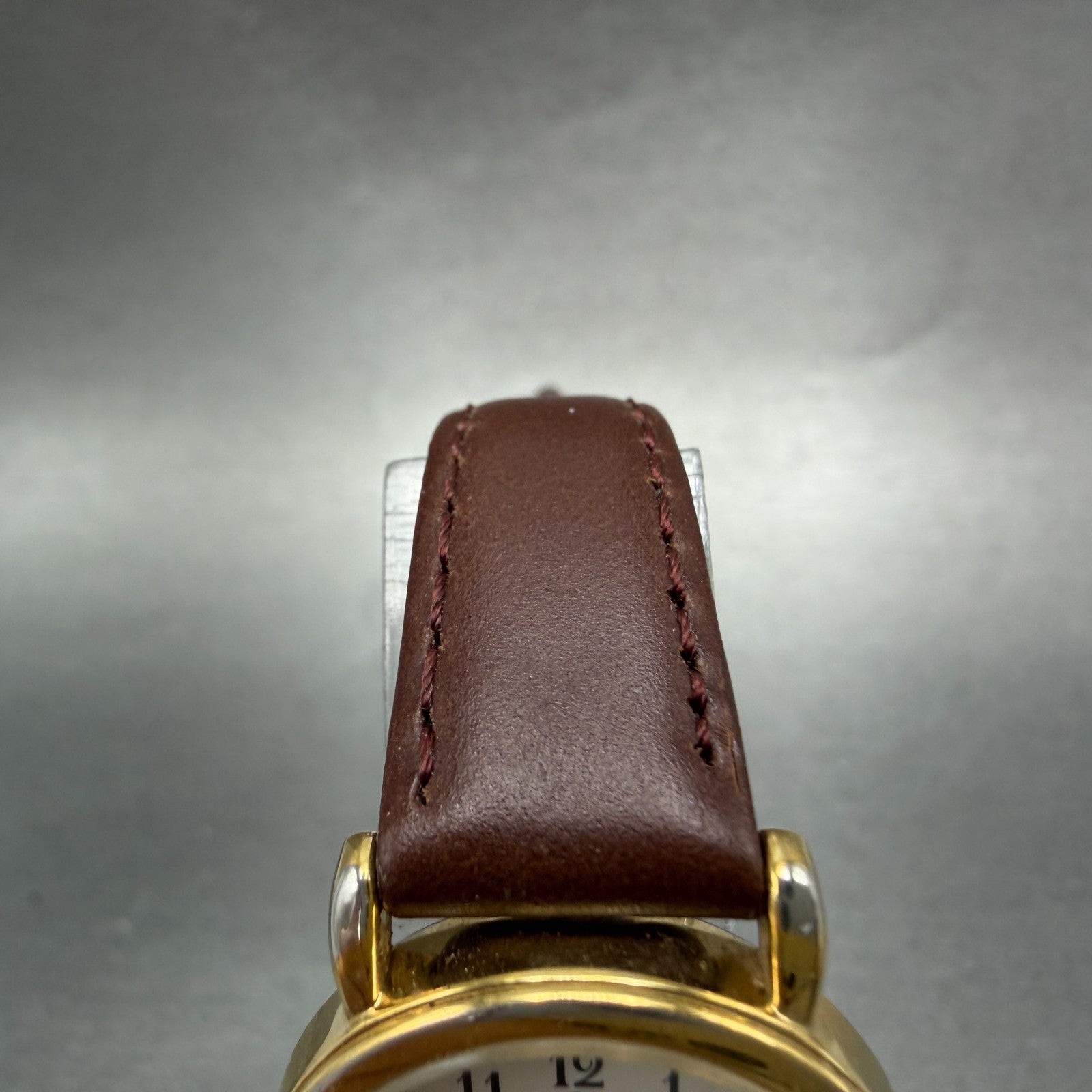 Citizen Watch Women 25mm Cream Dial Gold Tone Round 1032-A43671 New Battery ABC4
